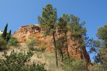 Ockerfelsen bei Roussillon, Provence