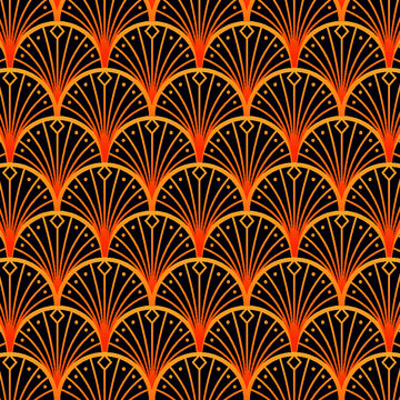 Gradient, Art Deco Pattern