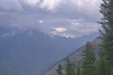Manimahesh Kailash Peak in the Pir Panjal Range of the Himalayas