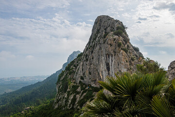 Fototapeta na wymiar Wild and picturesque mountain. Sierra de Segaria, Alicante (Spain). 