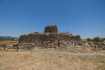 Nuraghe Santu Antine on island of Sardinia