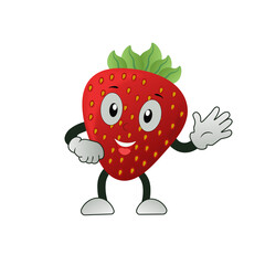 Fototapeta premium funny strawberry