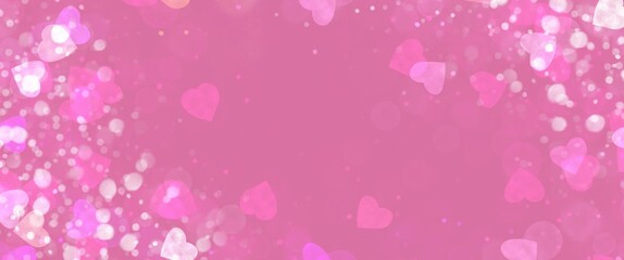 pink background with bubbles