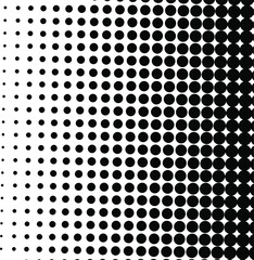 Black halftone background. Black polka dot. Halftone pattern. Modern Halftone Background, backdrop, texture, pattern. Vector illustration. Halftone Backdrop.