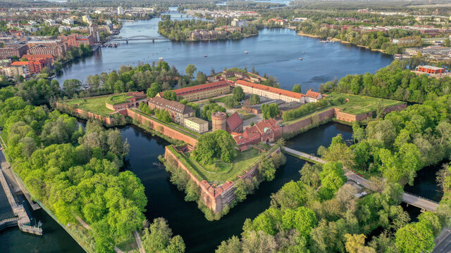 Berlin, Zitadelle Spandau, Luftaufnahme vom Mai 2021