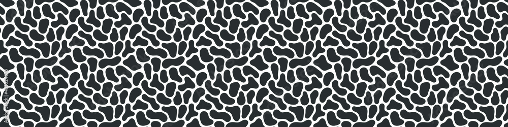 Poster fluid banner. abstract blot shapes vector seamless template for your design.