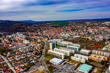 Fototapeta na wymiar Ilmenau aus der Luft | Hochauflösende Luftbilder von Ilmenau in Thüringen