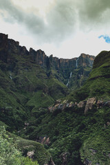 Fototapeta na wymiar Tugela Falls - Royal Natal National park - Drakensberg Mountains South Africa