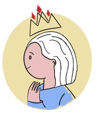 drawing of a woman's face white background, feminine