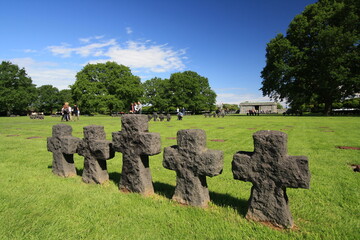 La Cambe, Francia. Cementerio alemán de la segunda Guerra mundial.