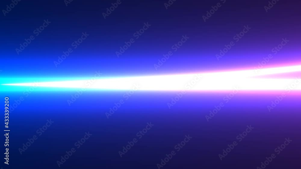 Poster light line oscillating up and down moving beam