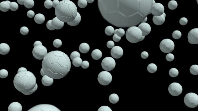 3d render of a realistic isolated soccer ball on alpha chanel. 3D render