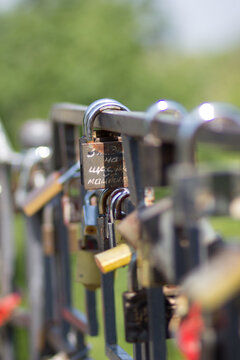 locks of love on fence