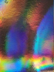 Light glare from holographic foil