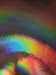 Light glare from holographic foil