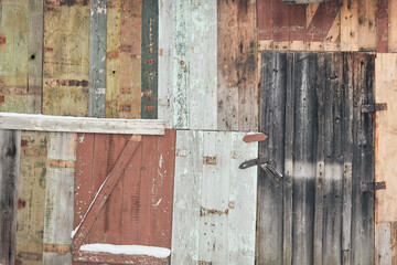 old wooden door