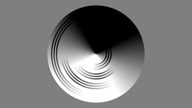Persistence of Vision Spinning Circle With Registration Marks