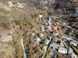 Aerial view of Village of Kosovo, Bulgaria