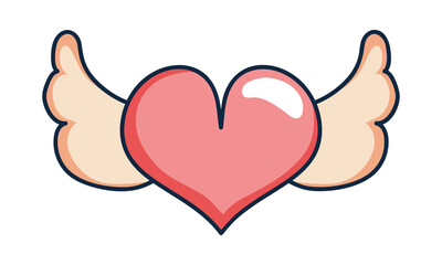 heart with wings
