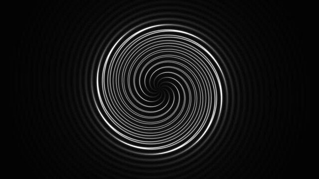 Coil Coiled Spiral Mask Fine Lines