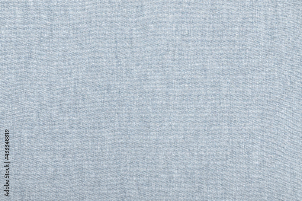 Sticker Light blue linen fabric texture background
