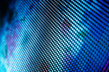 Obraz premium CloseUp LED blurred screen. LED soft focus background. abstract background ideal for design.