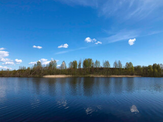 Mirror lake and in the dalek island, calm.