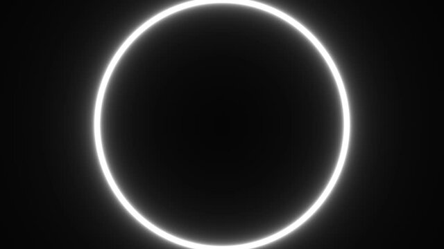 Expanding Pulsing Throbbing White Light Lightring Ring Lighting