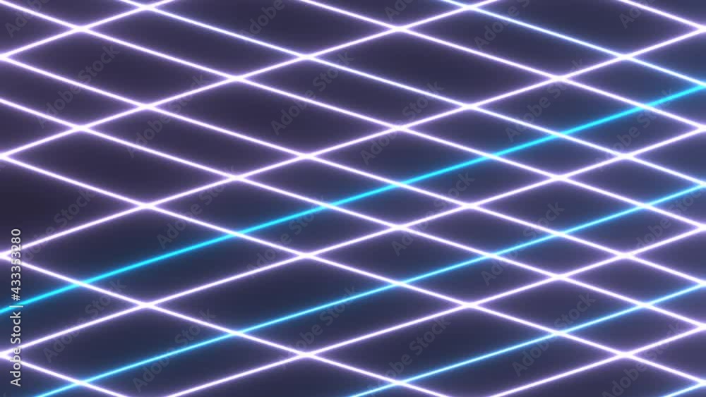 Aufkleber crossing beam of light scan past viewer and join to form data cable