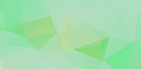 Green vivid geometric abstract bright green blurred mosaic wallpaper with triangle shapes for banner
