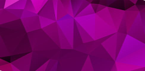 Colorful purple vivid polygonal triangular background pattern