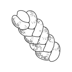 braid bread sketch