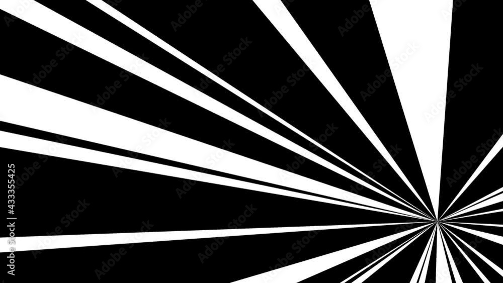 Poster sunburst solar rays projecting from moving point mask