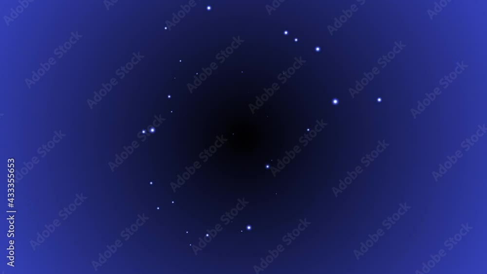 Poster soft few barren empty space with small stars