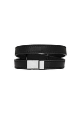 Black classic leather belt