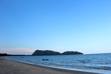 Sea view, beach view, Southeast Asia.
