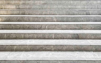 White marble staircase and outdoor Granite floor