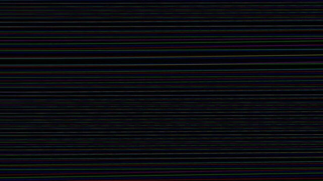 Tearing Rgb Lines Fine Thin Strips