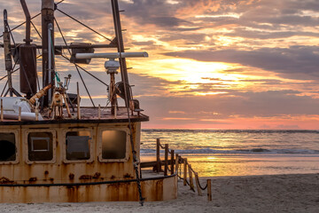 Shipwreck sunrise on the North Carolina Outer Banks