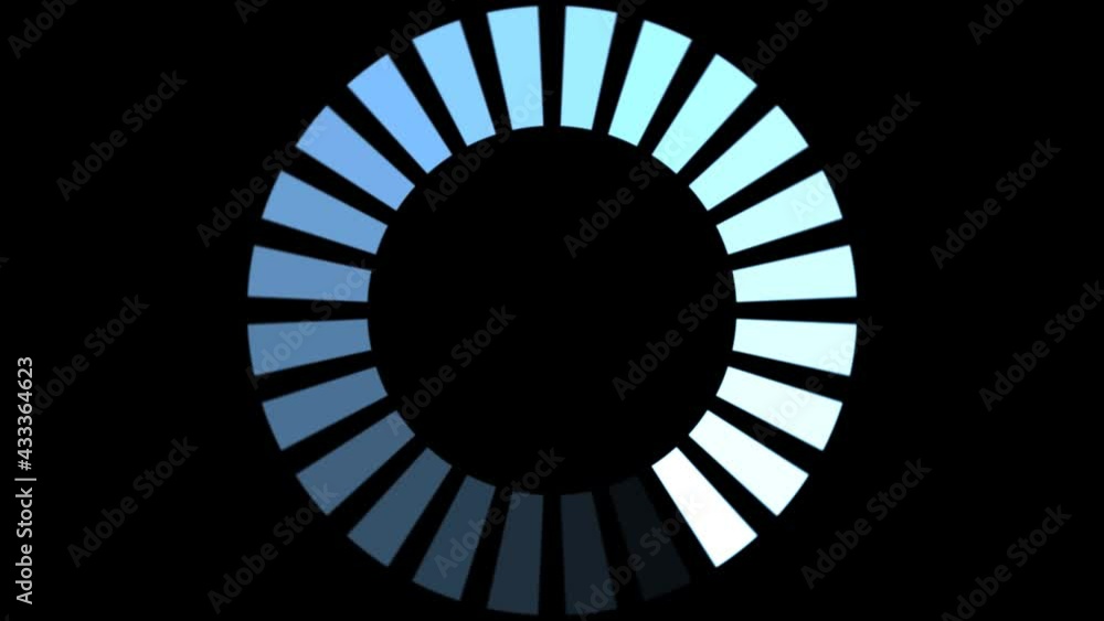 Aufkleber loading spinner accelerating spin loader