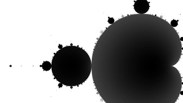 Slow Zoom Out From Fractal Mandelbrot Mask