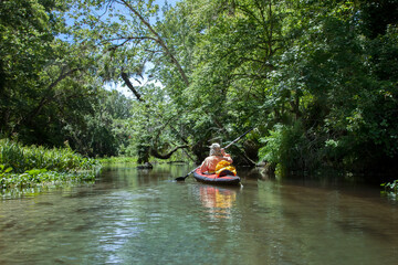 Kayaking on Rock Springs Run, Florida