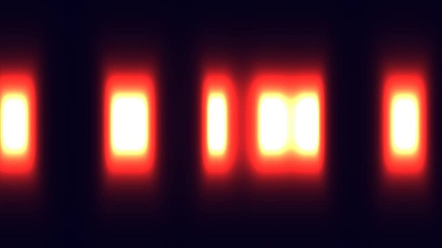 Columns of Light Passing Viewer Like Underground Tube Subway Train Lit Windows