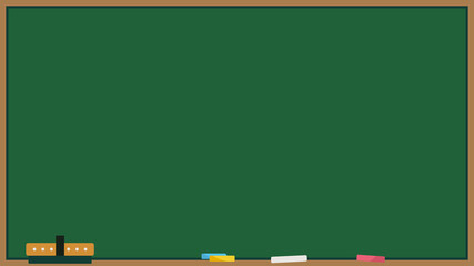 黒板のイラスト【16:9】