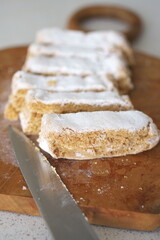 Homemade traditional apple pastila
