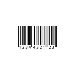 Barcode icon in black on isolated white background. Strip code data, price and Identification product. Trendy outline symbol for: illustration, logo, app, design, web, dev, ui, ux. Vector EPS 10 