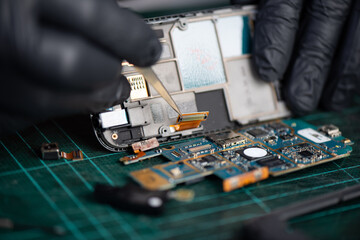 Broken smart phone