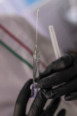 medical instruments syringe injection 