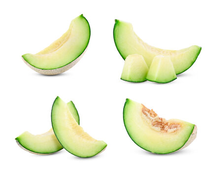 melon isolated on whited background