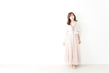 若い女性のポートレートイメージ